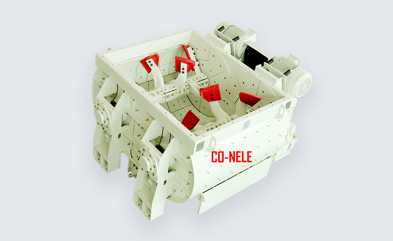 Twin Shaft Concrete Mixer 